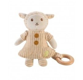 Everearth peluche Mouton coton bio et bois