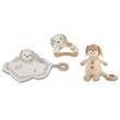 Lot de peluche, doudou et hochet Chien Everearth