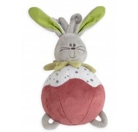 Balle doudou Lapin Accroch'Coeur