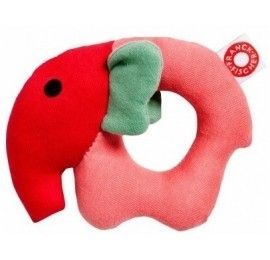 Franck & Fischer hochet Rose l'éléphant