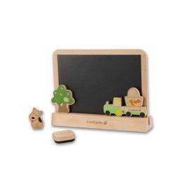 Tableau à dessin réversible en bois