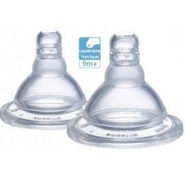 Vulli 2 tétines en silicone Mii 9M+ Sophie la girafe