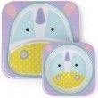 Kit bol et assiette licorne