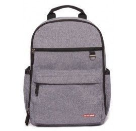 Sac à Dos à langer Duo Signature Gris chiné pas cher