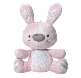Playgro grande peluche douce lapin rose