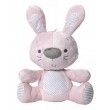 Grande peluche douce lapin rose Playgro