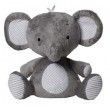 Grande peluche éléphant gris