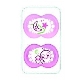 Boîte 2 sucettes Nuit 6+Mois pas cher