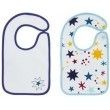 Lot de 2 bavoirs naissance