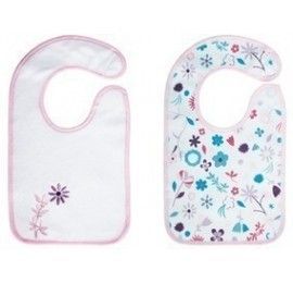 Lot de 2 bavoirs naissance