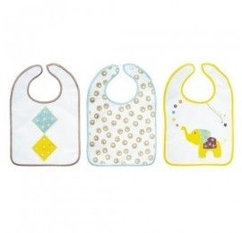 Lot de 3 bavoirs 6M+